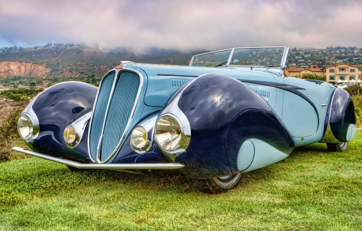 Ultra áramvonalas, extravagáns 135M a Figoni & Falaschi-tól