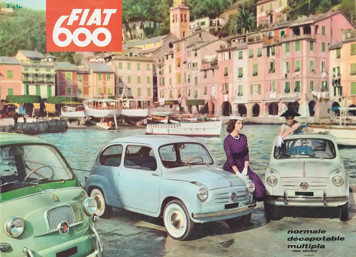 1956-tól háromféle – normál, ponyvatetős és 5-6 üléses Multipla – változatban gyártották, 633 köbcentis, OHV-vezérlésű vízhűtéses négyhengerese 21,5 LE-s volt