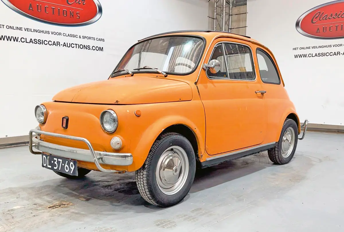 A Fiat 500-asok ára az egekben van, ez az 1972-es használható állapotú 500L 2950 euróért kelt most el