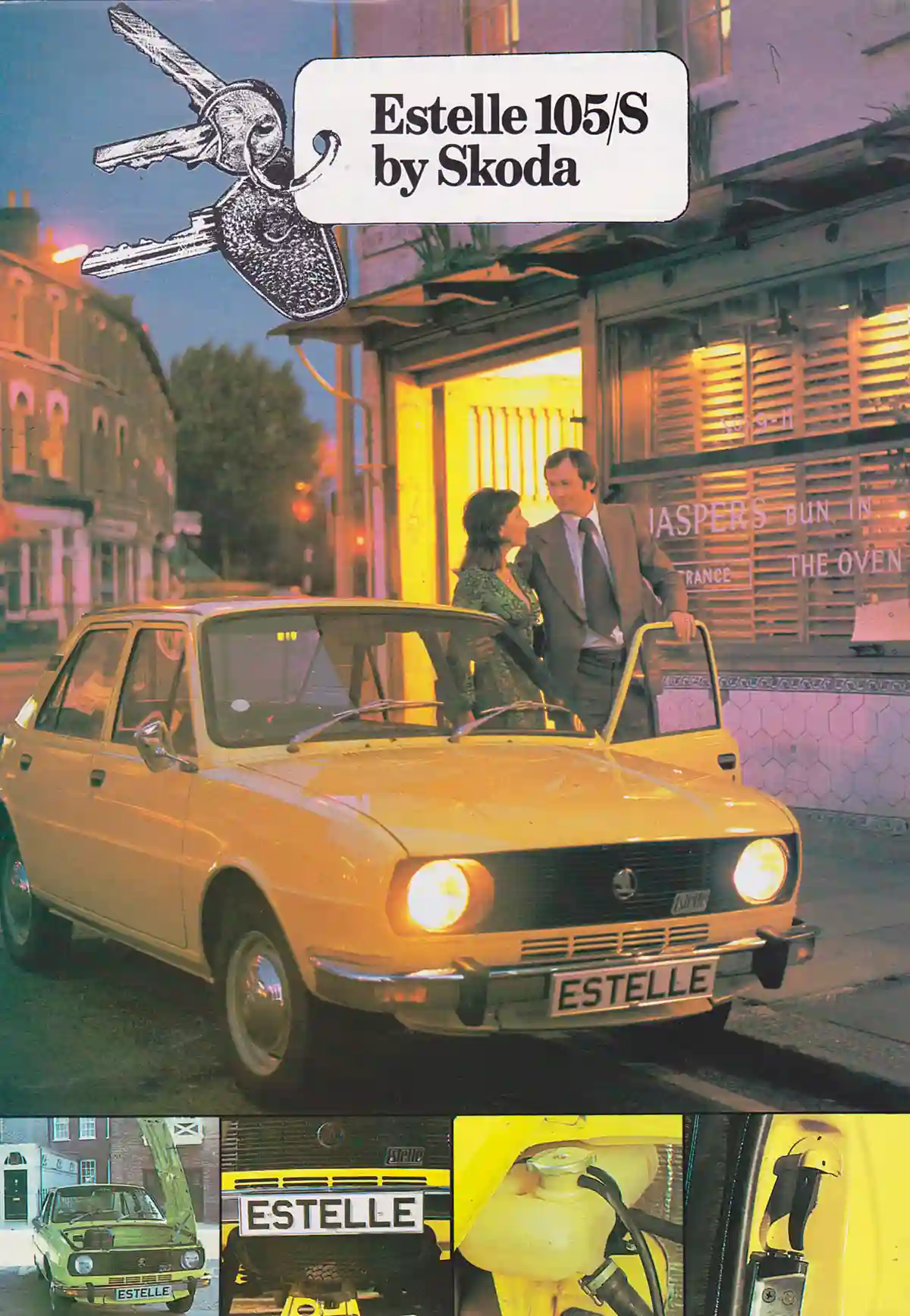 A brit Skoda import 1978-ban indult, 105/120-as sorozatot Estelle néven árulták