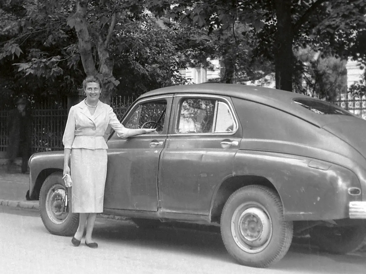 GAZ M20, 1957 (Fotó: Fortepan album)
